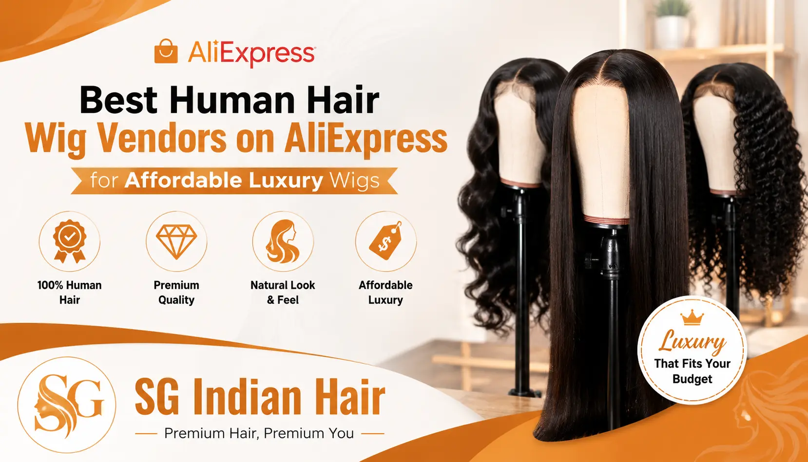 Best Human Hair Wig Vendors on AliExpress for Affordable Luxury Wigs
